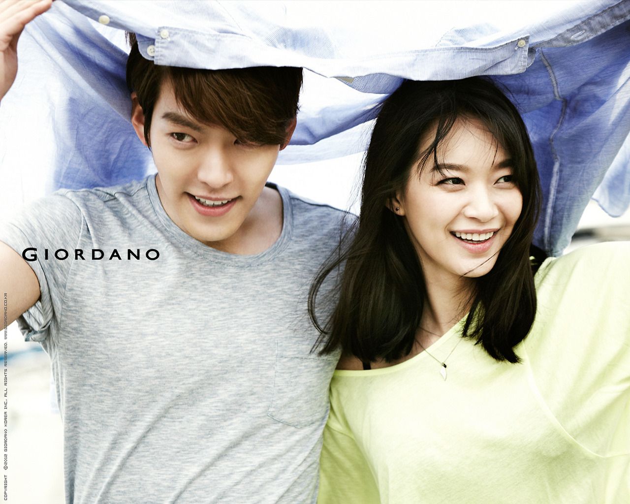 Shin Min Ah and Kim Woo Bin - Giordano Summer 2014 (7)